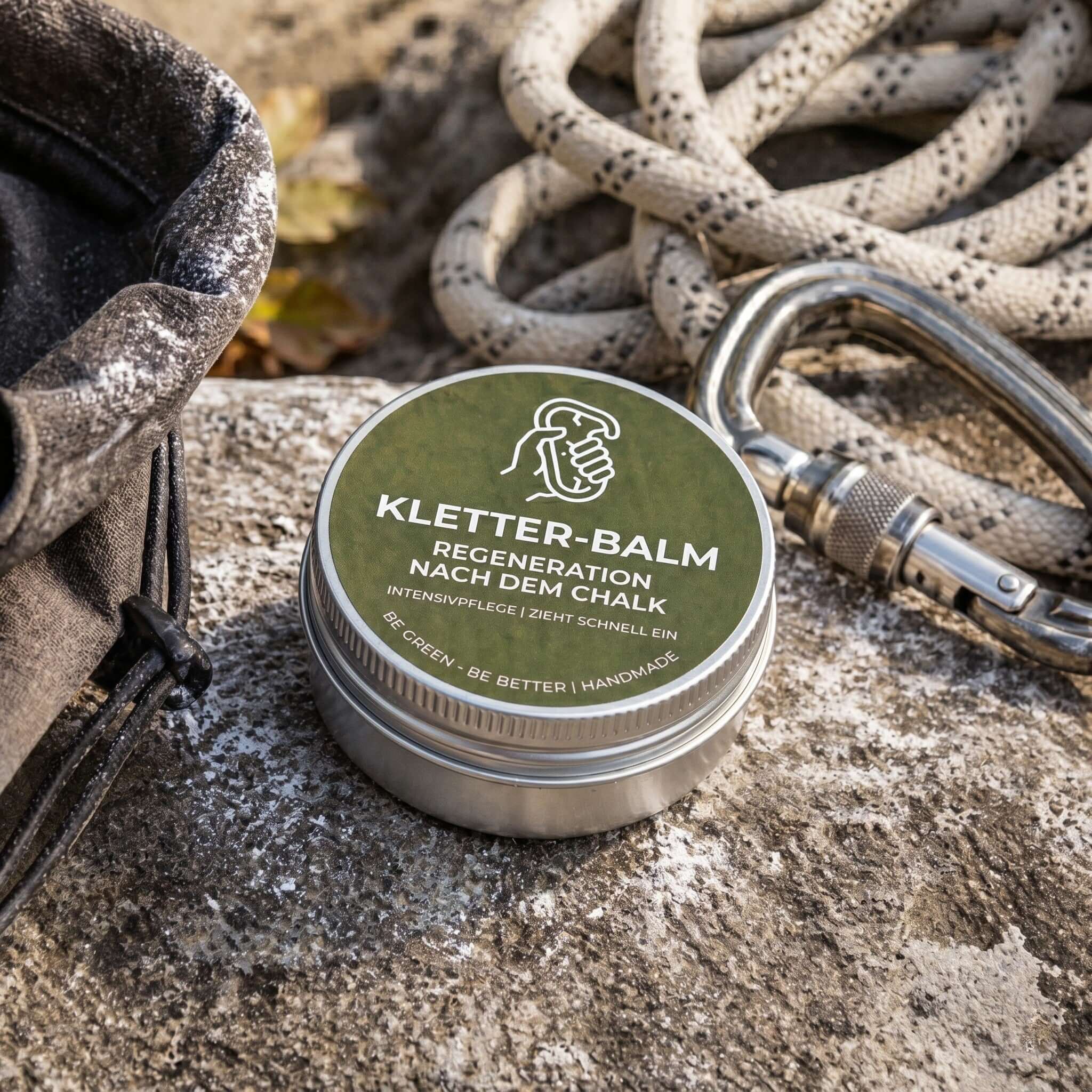 Kletter Balm – Handpflege für Kletterer, Boulderer und aktive Menschen mit beanspruchter Haut