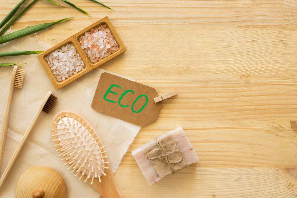 Zubehör für festes Shampoo und Dusche. Bambusablagen