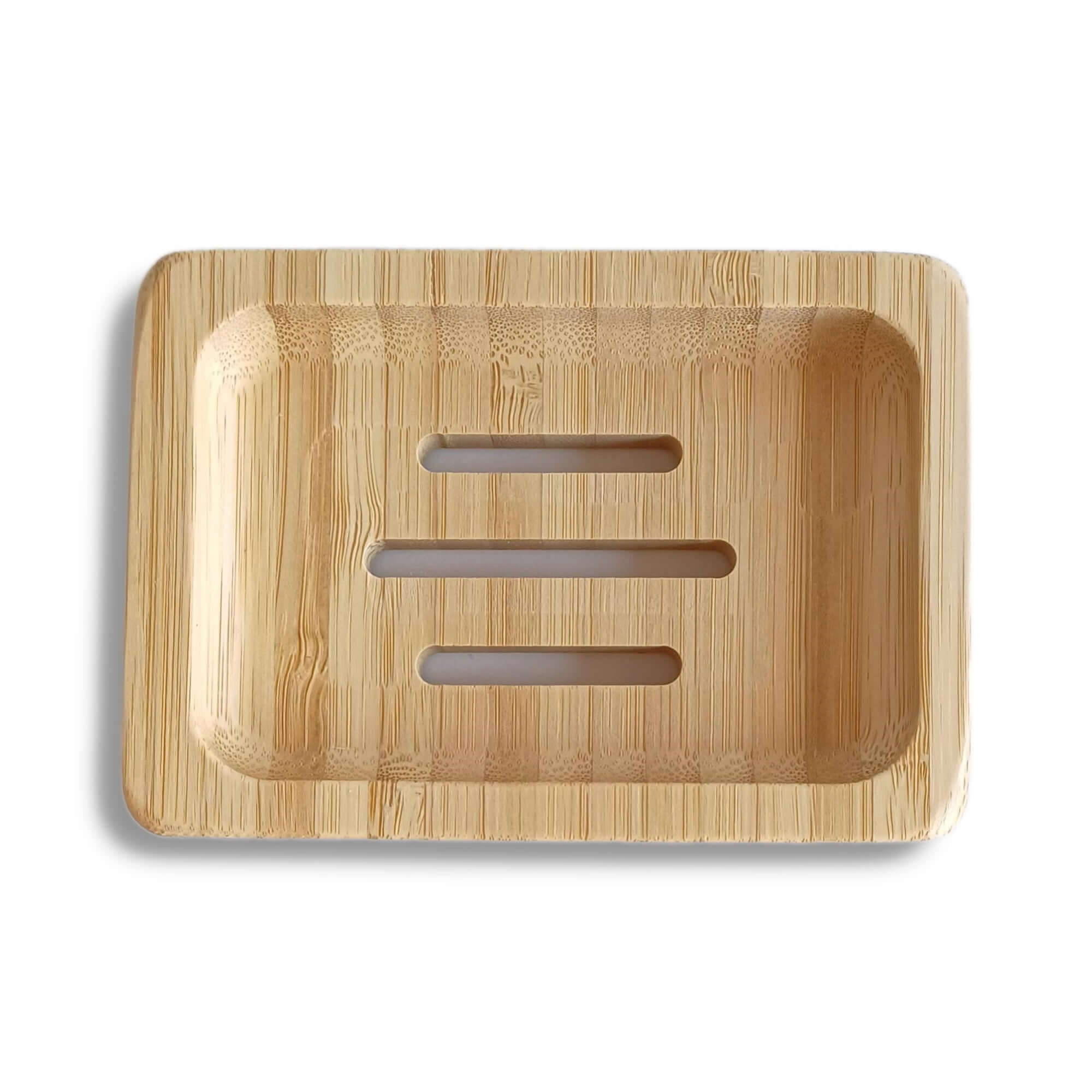 Bambusablage in rechteckiger Form