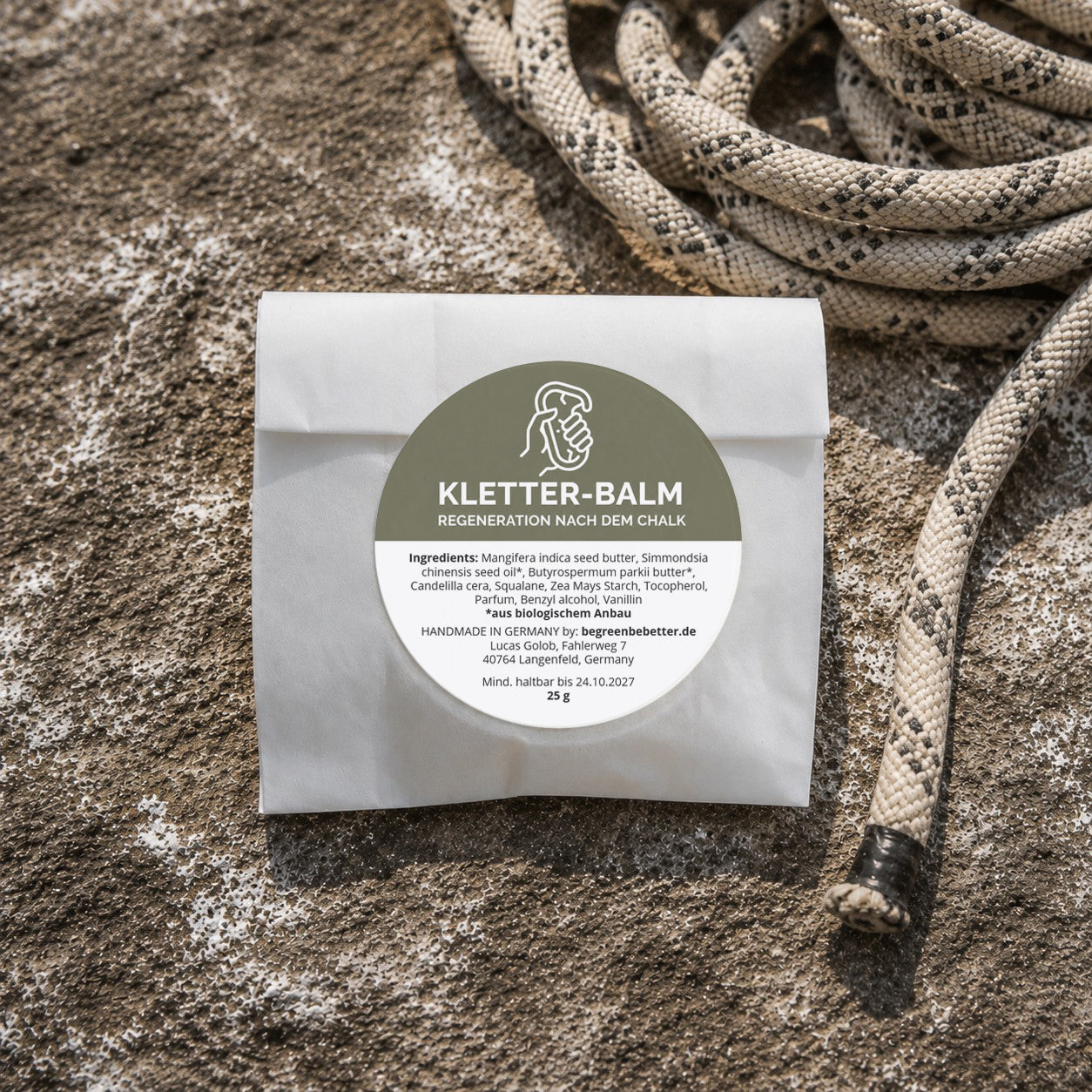 Kletter Balm Refill – Handpflege für Kletterer, Boulderer und aktive Menschen mit beanspruchter Haut